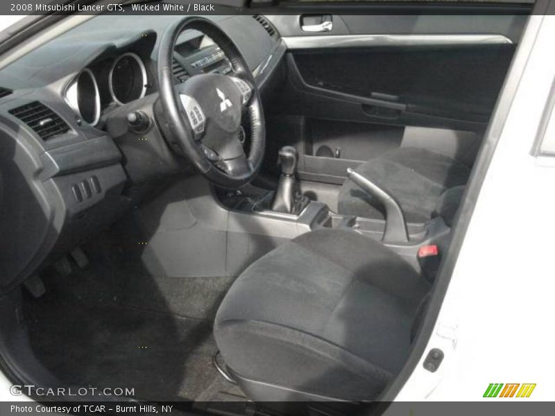 Wicked White / Black 2008 Mitsubishi Lancer GTS