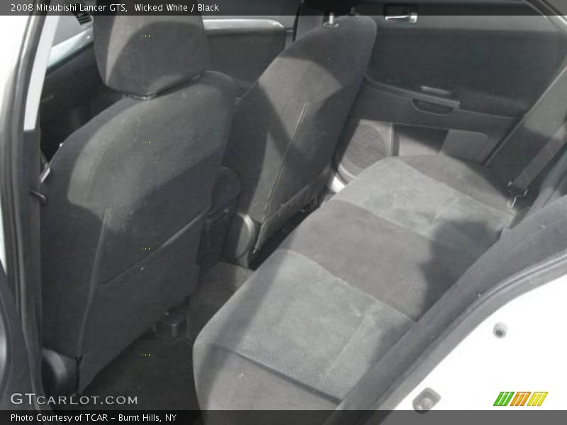 Wicked White / Black 2008 Mitsubishi Lancer GTS