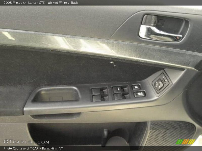 Wicked White / Black 2008 Mitsubishi Lancer GTS