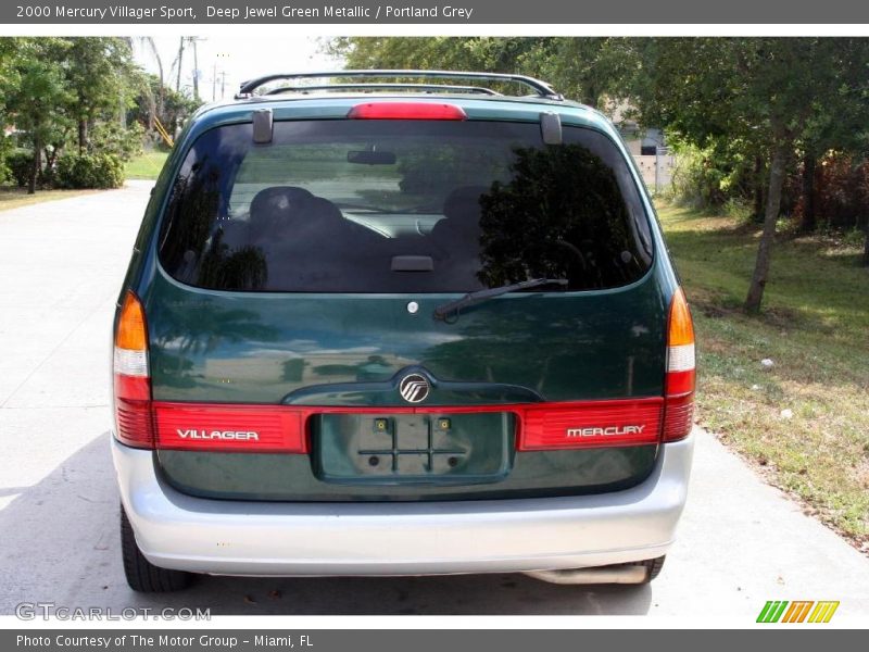 Deep Jewel Green Metallic / Portland Grey 2000 Mercury Villager Sport