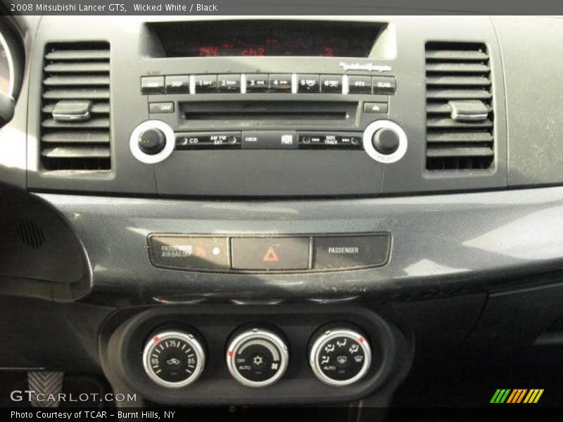Wicked White / Black 2008 Mitsubishi Lancer GTS
