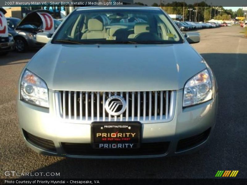 Silver Birch Metallic / Medium Light Stone 2007 Mercury Milan V6