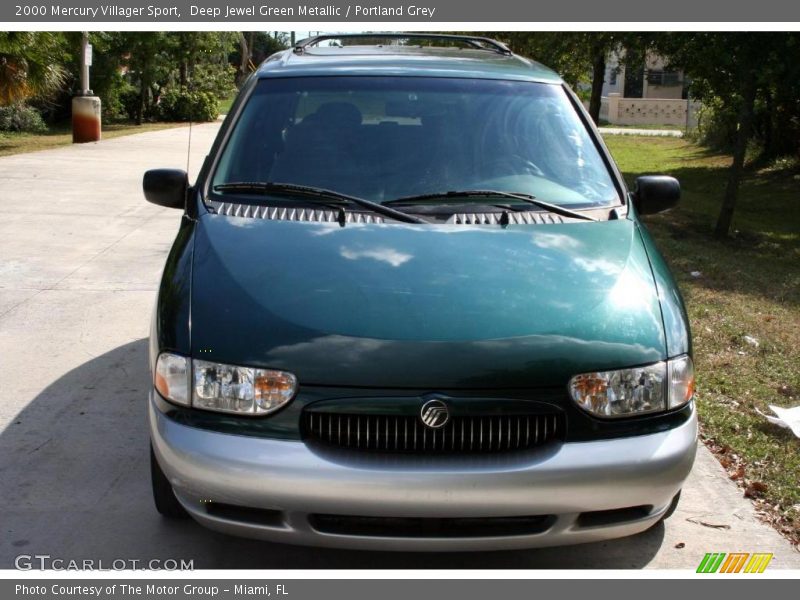 Deep Jewel Green Metallic / Portland Grey 2000 Mercury Villager Sport