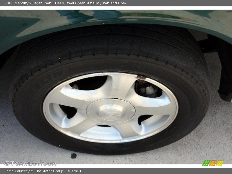 Deep Jewel Green Metallic / Portland Grey 2000 Mercury Villager Sport