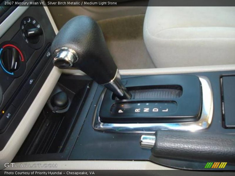 Silver Birch Metallic / Medium Light Stone 2007 Mercury Milan V6