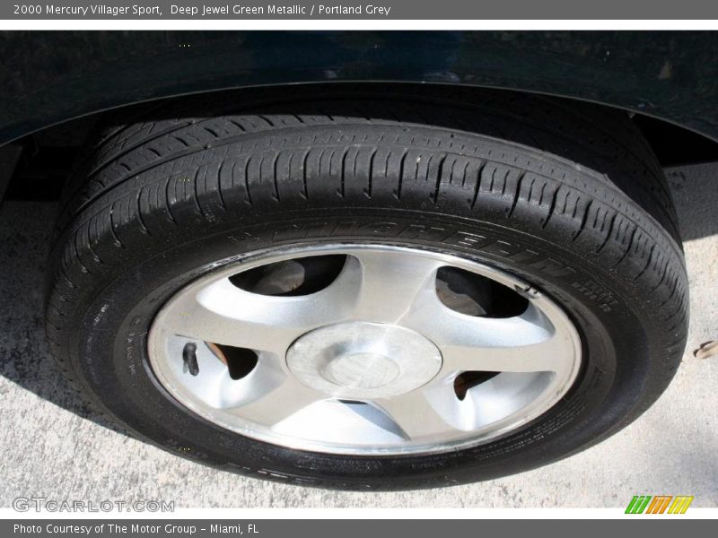 Deep Jewel Green Metallic / Portland Grey 2000 Mercury Villager Sport