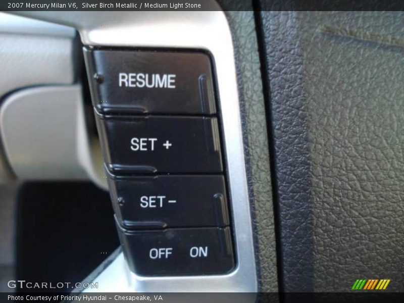 Silver Birch Metallic / Medium Light Stone 2007 Mercury Milan V6