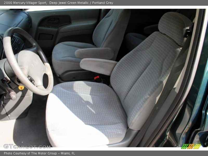 Deep Jewel Green Metallic / Portland Grey 2000 Mercury Villager Sport