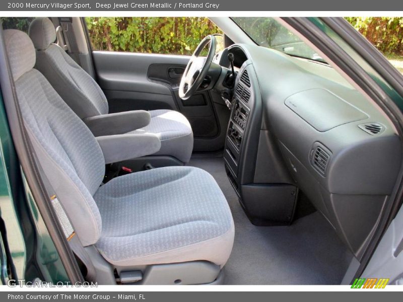 Deep Jewel Green Metallic / Portland Grey 2000 Mercury Villager Sport
