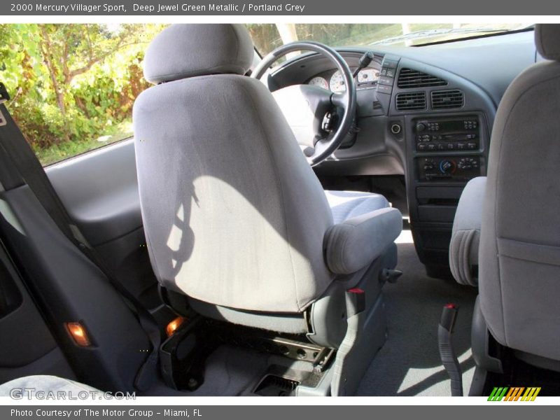 Deep Jewel Green Metallic / Portland Grey 2000 Mercury Villager Sport