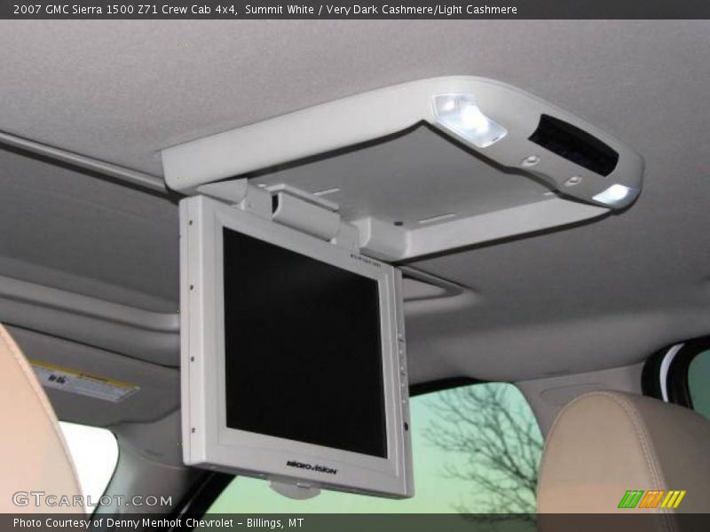 Summit White / Very Dark Cashmere/Light Cashmere 2007 GMC Sierra 1500 Z71 Crew Cab 4x4