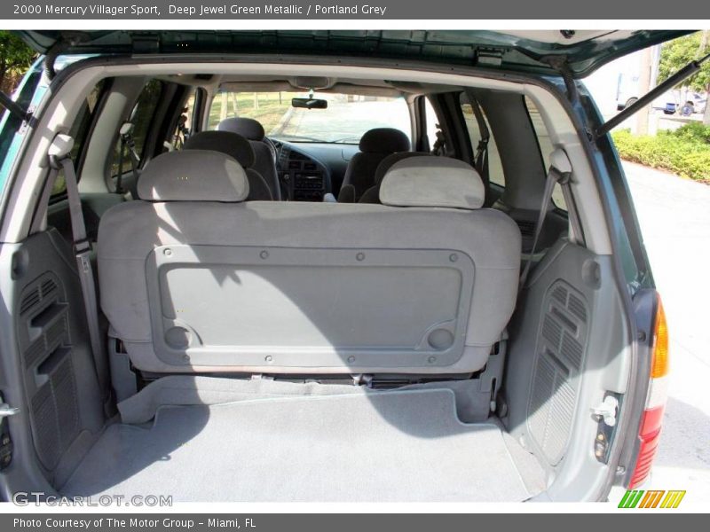 Deep Jewel Green Metallic / Portland Grey 2000 Mercury Villager Sport