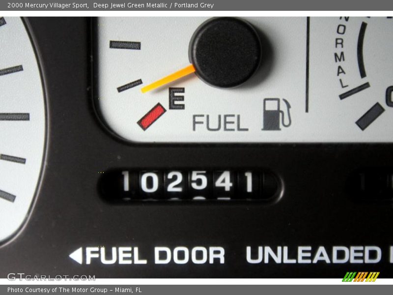 Deep Jewel Green Metallic / Portland Grey 2000 Mercury Villager Sport