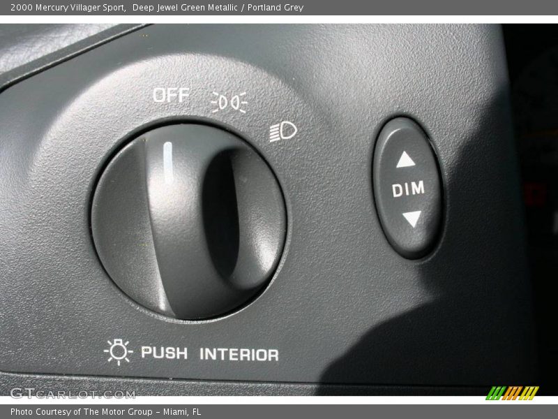Deep Jewel Green Metallic / Portland Grey 2000 Mercury Villager Sport