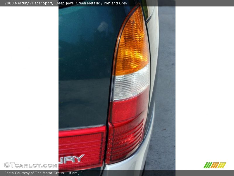 Deep Jewel Green Metallic / Portland Grey 2000 Mercury Villager Sport