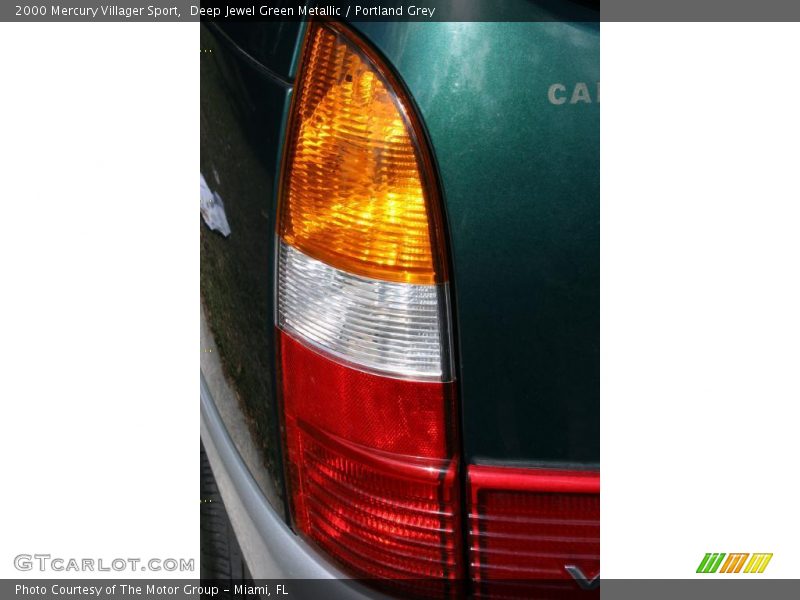 Deep Jewel Green Metallic / Portland Grey 2000 Mercury Villager Sport