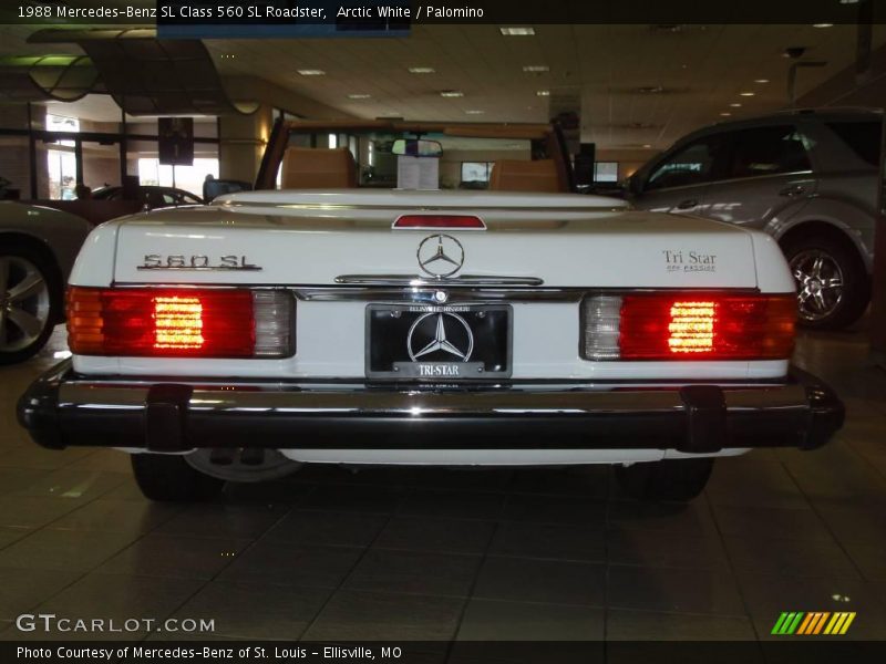Arctic White / Palomino 1988 Mercedes-Benz SL Class 560 SL Roadster