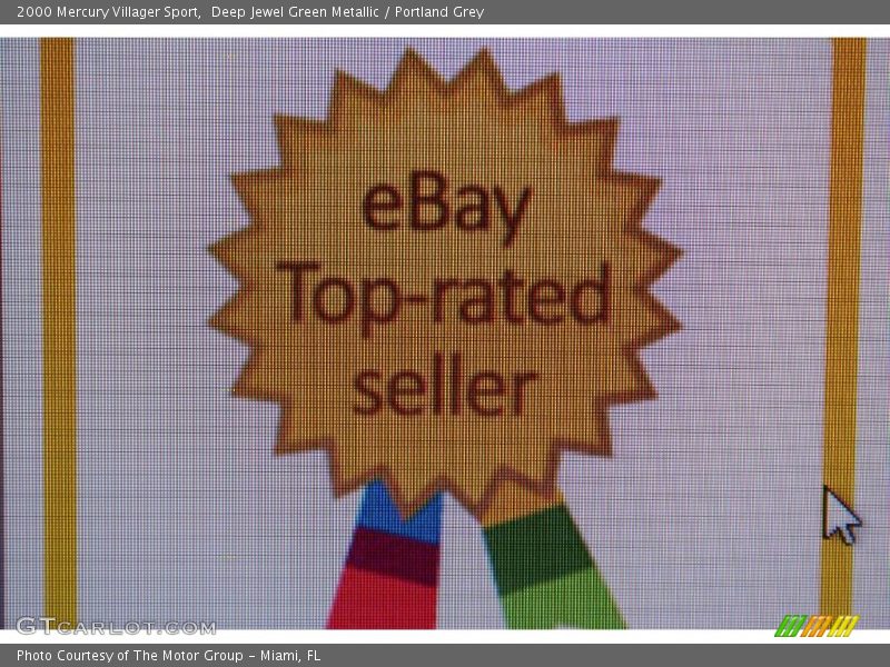 Deep Jewel Green Metallic / Portland Grey 2000 Mercury Villager Sport
