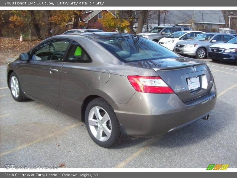 Galaxy Gray Metallic / Gray 2008 Honda Civic EX Coupe