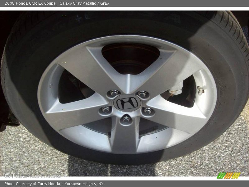 Galaxy Gray Metallic / Gray 2008 Honda Civic EX Coupe
