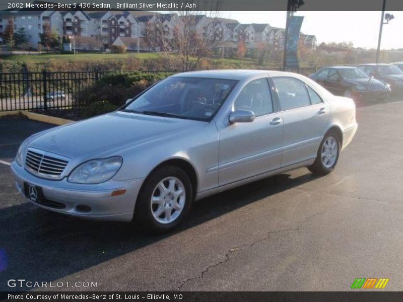 Brilliant Silver Metallic / Ash 2002 Mercedes-Benz S 430 Sedan