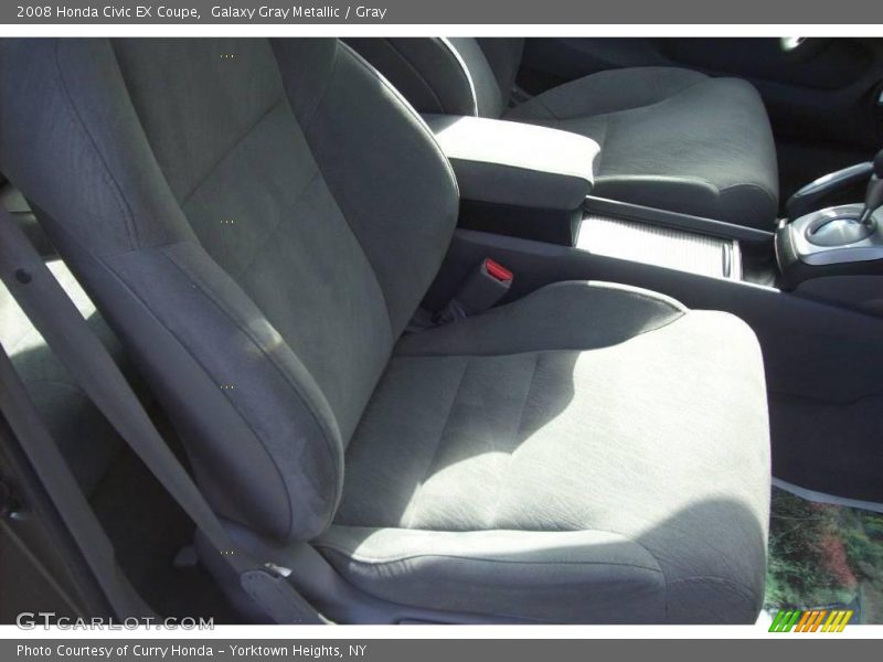 Galaxy Gray Metallic / Gray 2008 Honda Civic EX Coupe