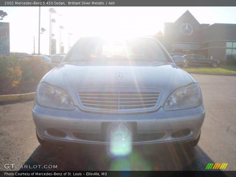 Brilliant Silver Metallic / Ash 2002 Mercedes-Benz S 430 Sedan