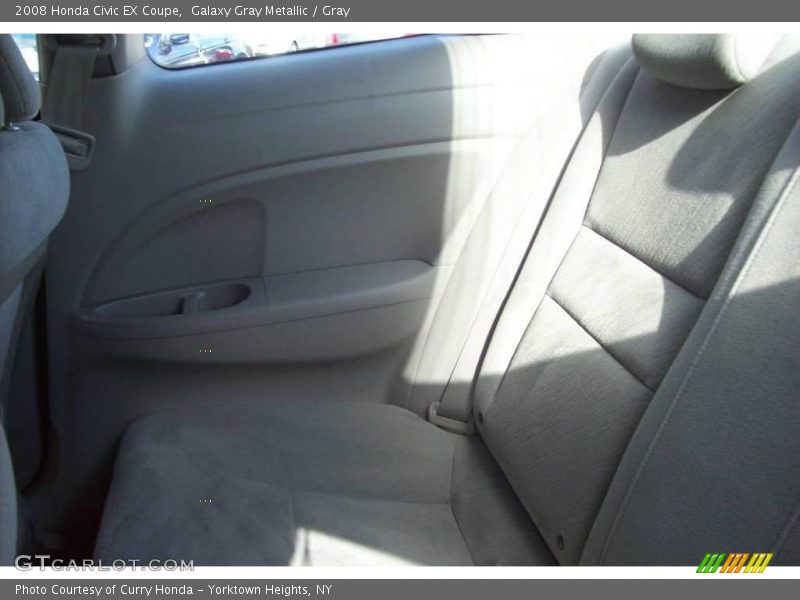 Galaxy Gray Metallic / Gray 2008 Honda Civic EX Coupe
