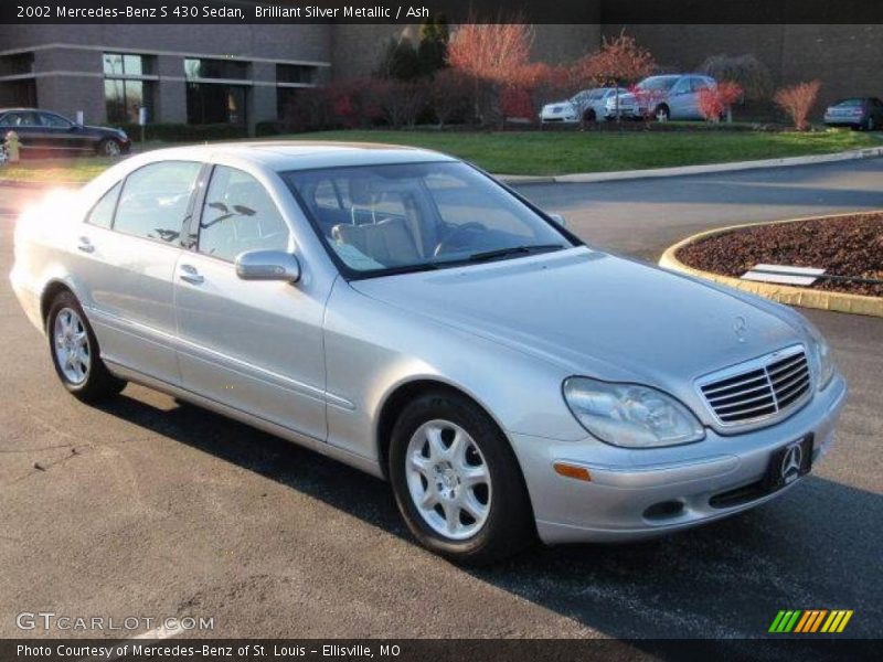 Brilliant Silver Metallic / Ash 2002 Mercedes-Benz S 430 Sedan