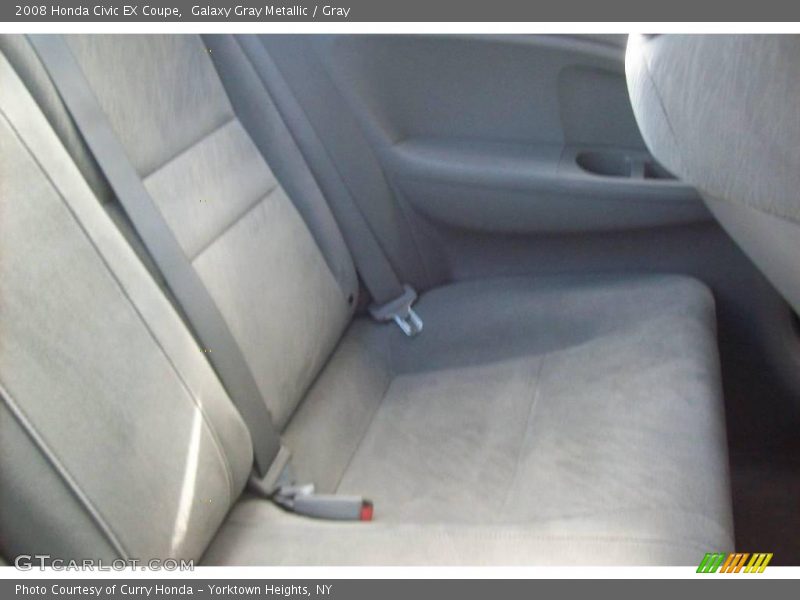 Galaxy Gray Metallic / Gray 2008 Honda Civic EX Coupe