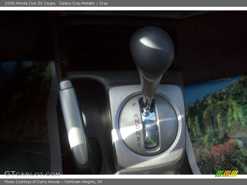 Galaxy Gray Metallic / Gray 2008 Honda Civic EX Coupe