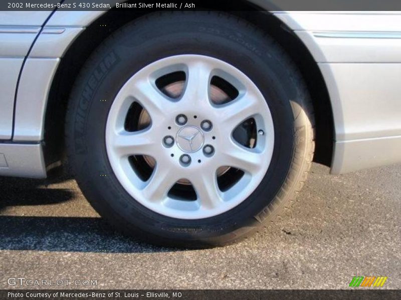 Brilliant Silver Metallic / Ash 2002 Mercedes-Benz S 430 Sedan