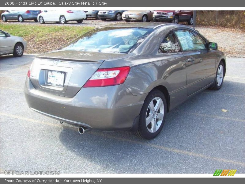 Galaxy Gray Metallic / Gray 2008 Honda Civic EX Coupe