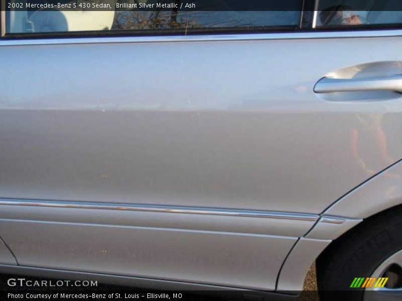 Brilliant Silver Metallic / Ash 2002 Mercedes-Benz S 430 Sedan