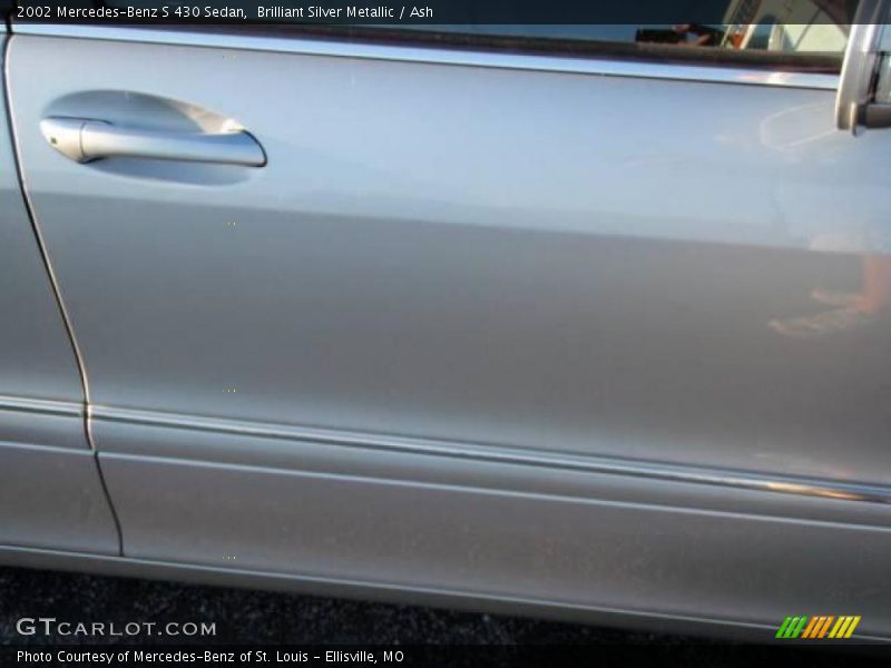 Brilliant Silver Metallic / Ash 2002 Mercedes-Benz S 430 Sedan