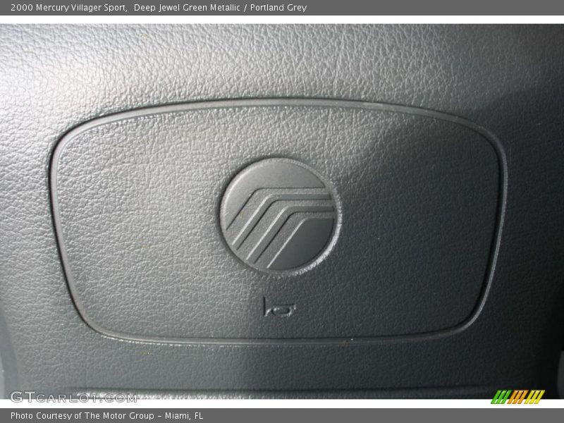 Deep Jewel Green Metallic / Portland Grey 2000 Mercury Villager Sport