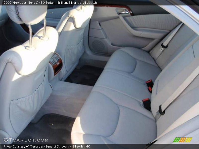 Brilliant Silver Metallic / Ash 2002 Mercedes-Benz S 430 Sedan