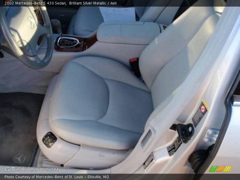 Brilliant Silver Metallic / Ash 2002 Mercedes-Benz S 430 Sedan