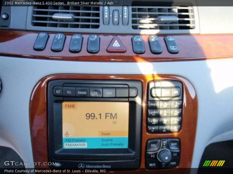 Brilliant Silver Metallic / Ash 2002 Mercedes-Benz S 430 Sedan