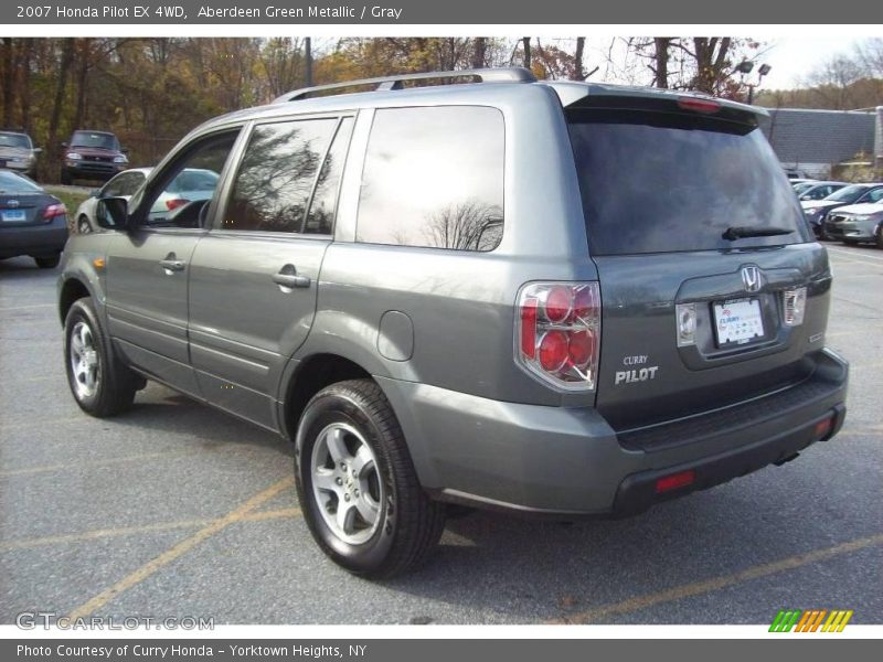 Aberdeen Green Metallic / Gray 2007 Honda Pilot EX 4WD