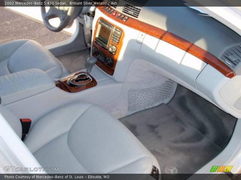 Brilliant Silver Metallic / Ash 2002 Mercedes-Benz S 430 Sedan