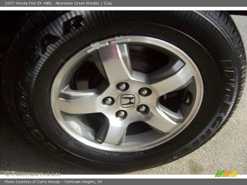 Aberdeen Green Metallic / Gray 2007 Honda Pilot EX 4WD
