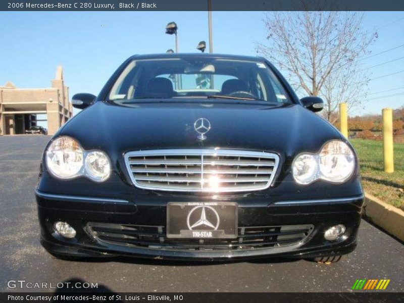 Black / Black 2006 Mercedes-Benz C 280 Luxury