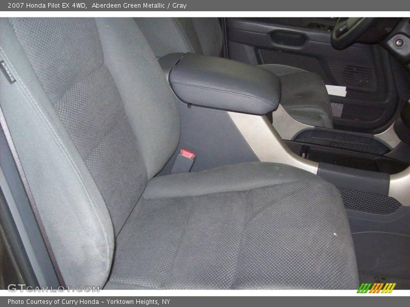 Aberdeen Green Metallic / Gray 2007 Honda Pilot EX 4WD
