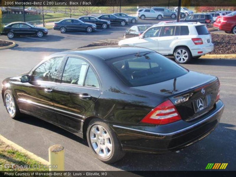 Black / Black 2006 Mercedes-Benz C 280 Luxury