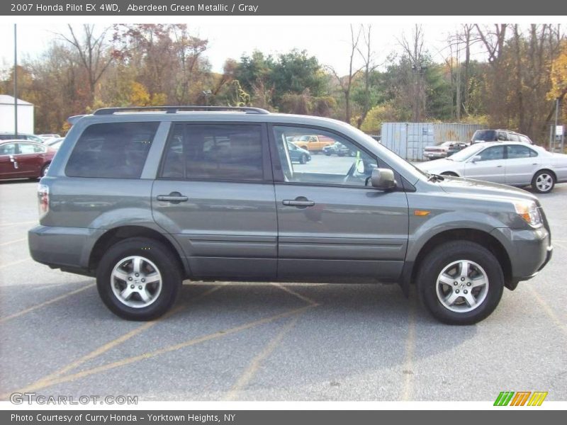 Aberdeen Green Metallic / Gray 2007 Honda Pilot EX 4WD