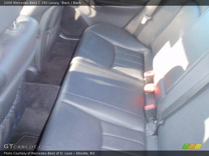 Black / Black 2006 Mercedes-Benz C 280 Luxury