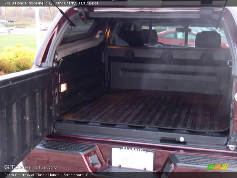 Dark Cherry Pearl / Beige 2008 Honda Ridgeline RTL