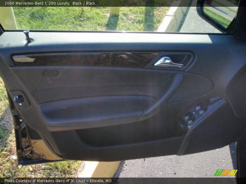 Black / Black 2006 Mercedes-Benz C 280 Luxury