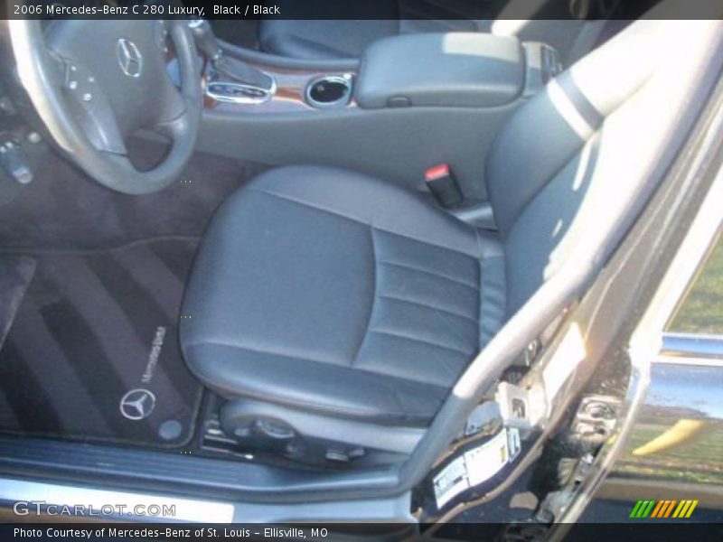 Black / Black 2006 Mercedes-Benz C 280 Luxury